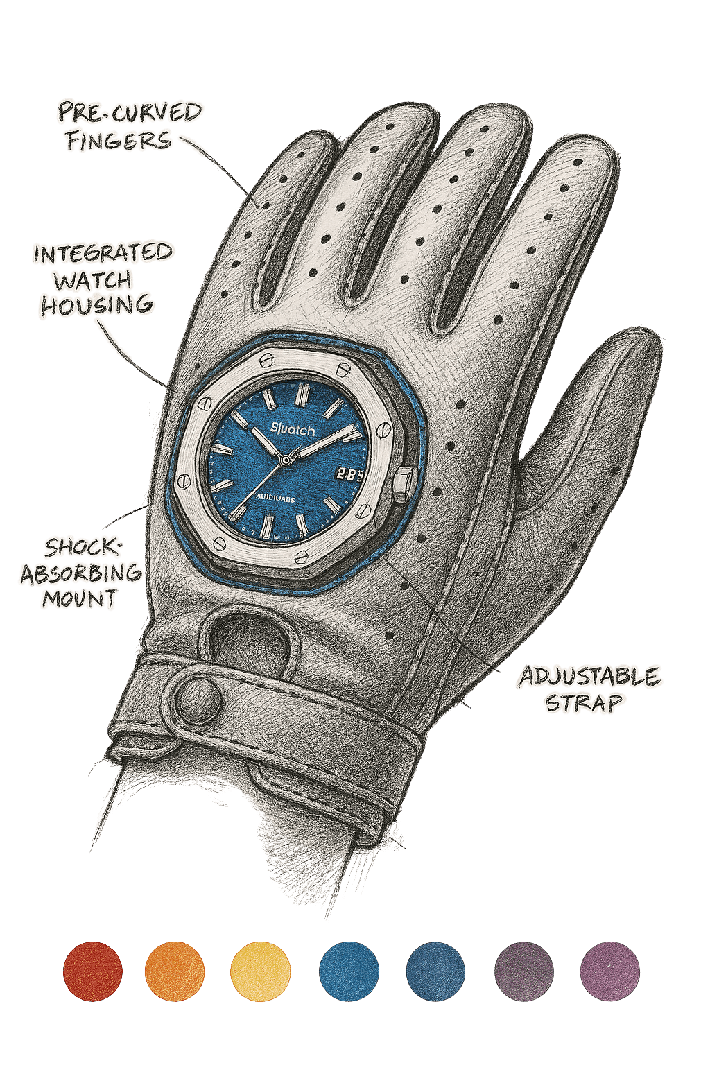 P.O.P Glove design