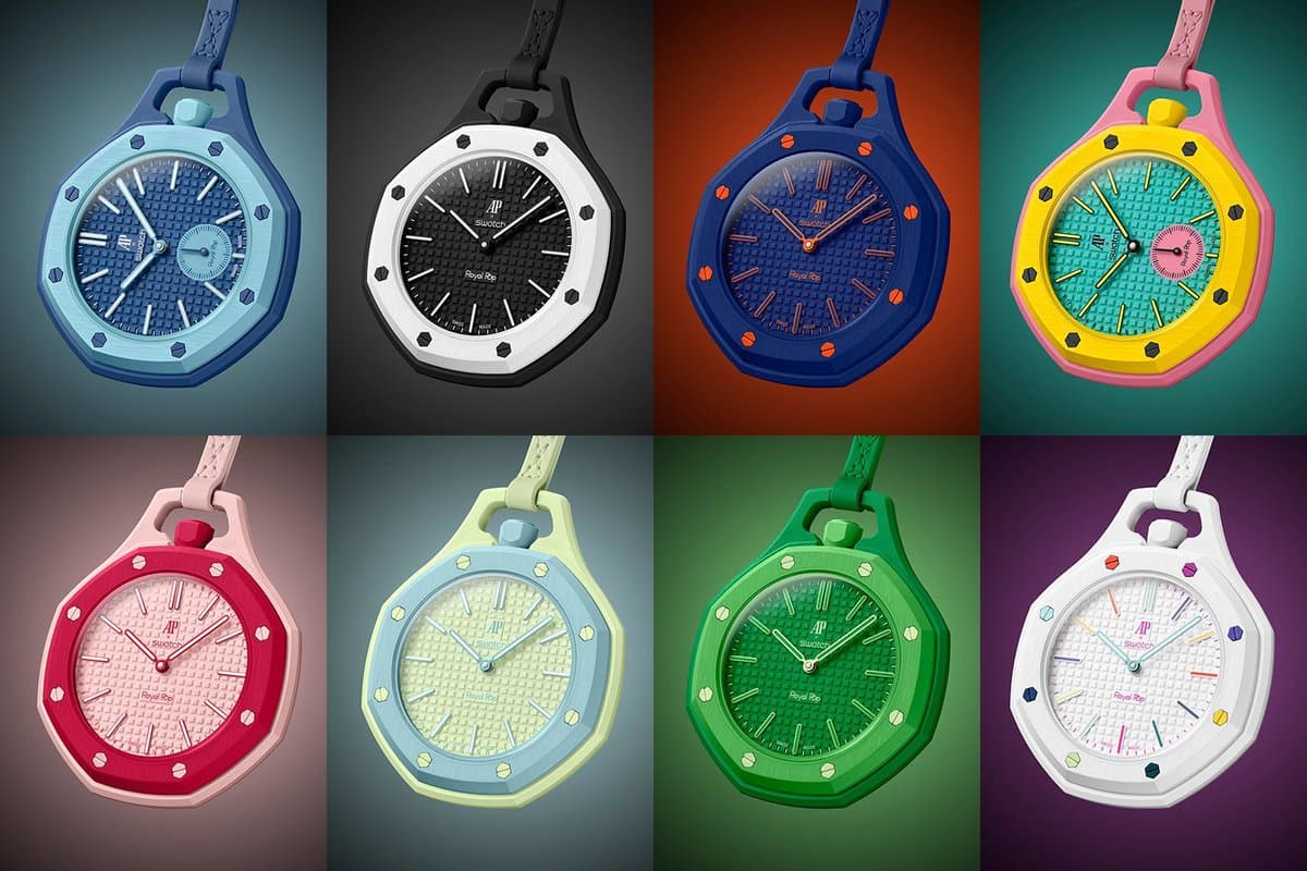 AP x Swatch Royal Pop colour collection